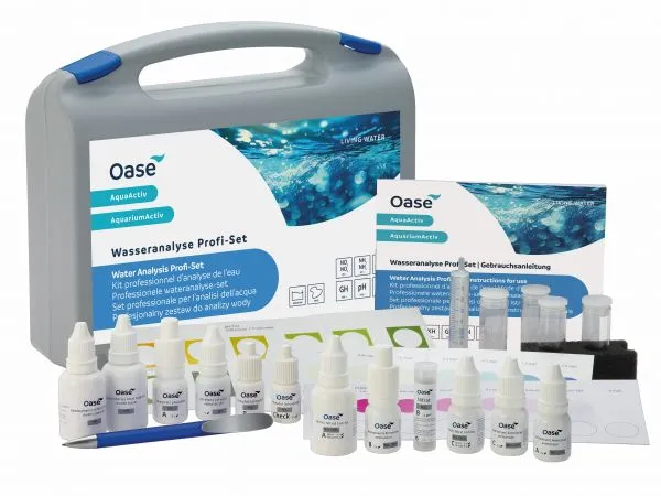 AquaActiv Wasseranalyse Profi Set zur präzisen Messung von Wasserwerten für Pool und Teich“